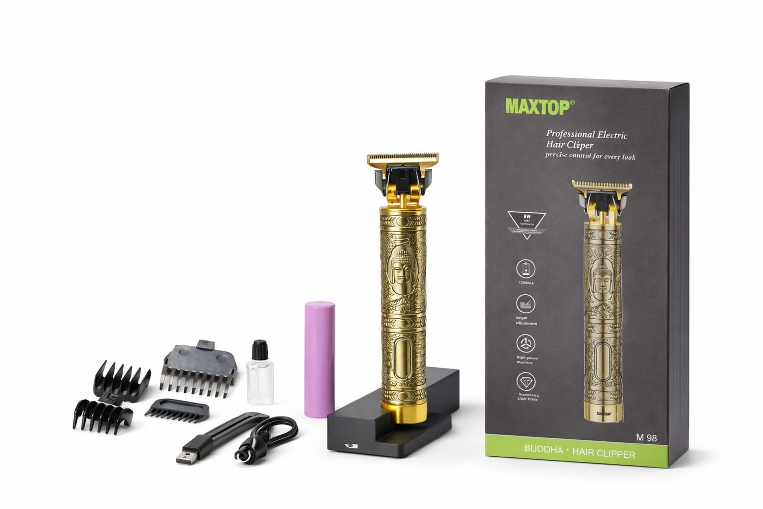 Professioneller Akku-Haarschneider mit Zubehörset